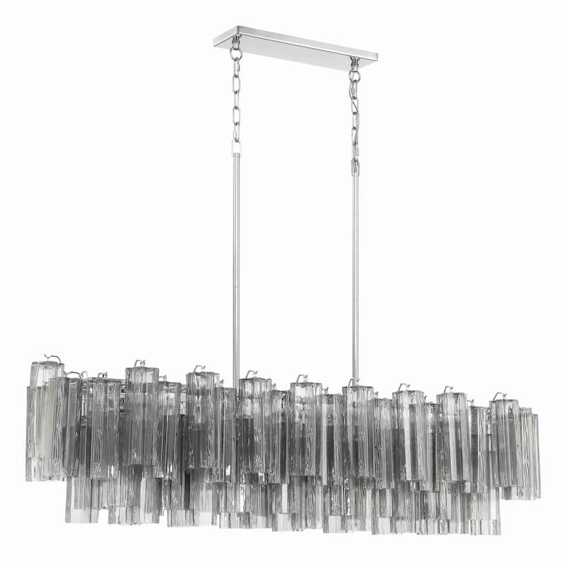 Crystorama Lighting Group ADD-317-SM Addis 14 Light 52" Wide Crystal