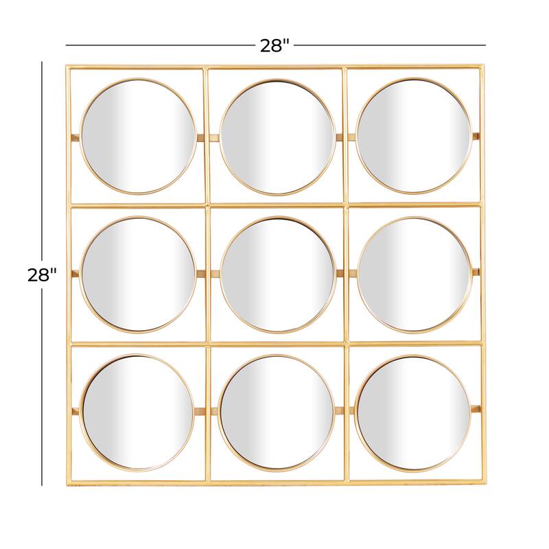 Iron Modern Wall Mirror