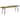 Maverick Natural Mango and Black Wood Dining Bench