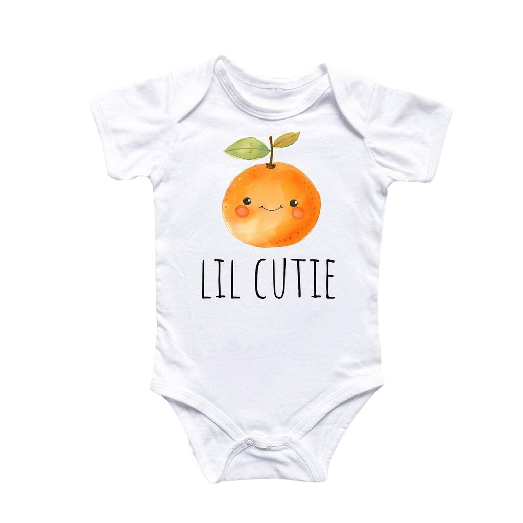Cutie Orange - Baby Boy Girl Clothes Infant Bodysuit Funny Cute Newborn