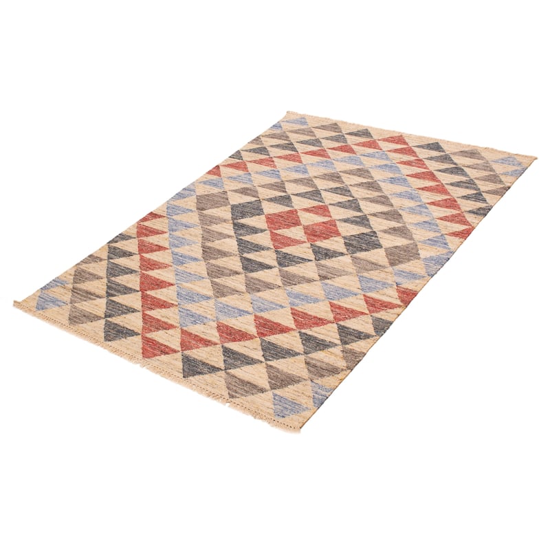 Ankara Beige Kilim 5'3" x 7'4" - 5'3 x 7'4