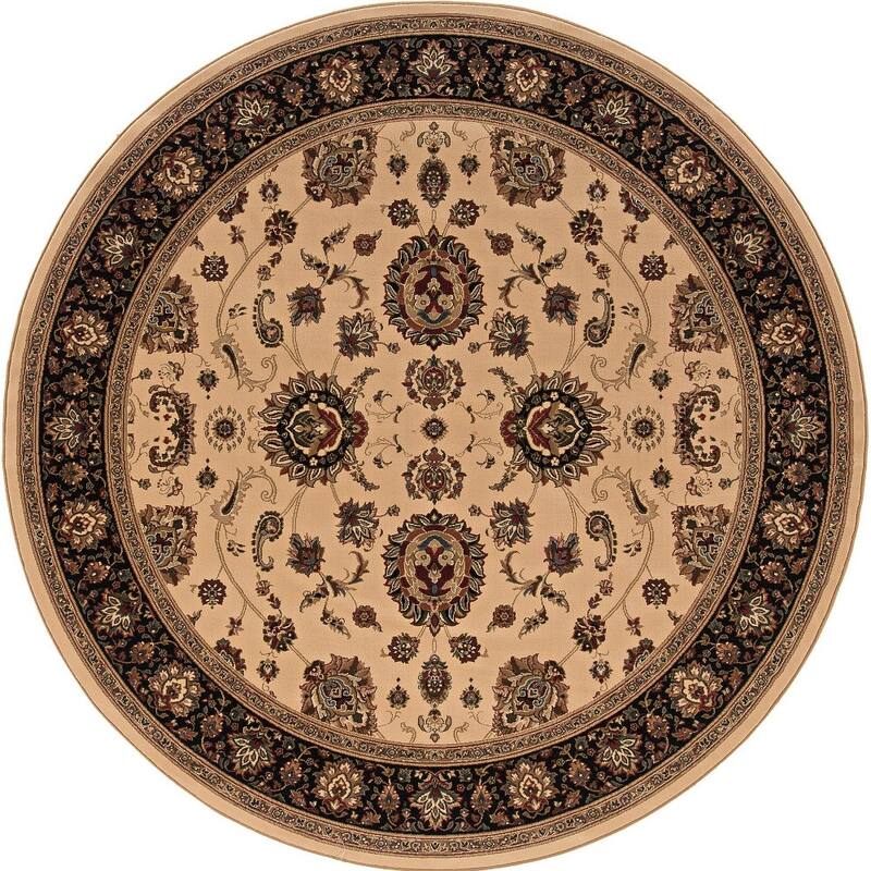 HomeRoots Oriental Traditional Square Area Rug