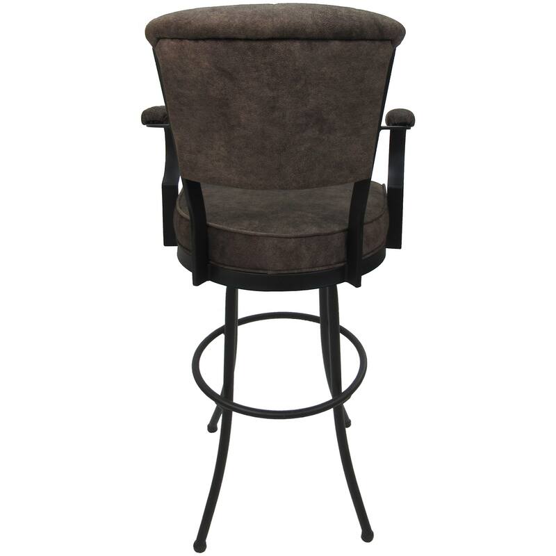 Miami Extra Tall 34" Spectator Metal Bar Stool on Noam Base - 34" Seat Height