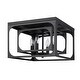 preview thumbnail 7 of 6, Easton 4 Light Flush Mount - Matte Black