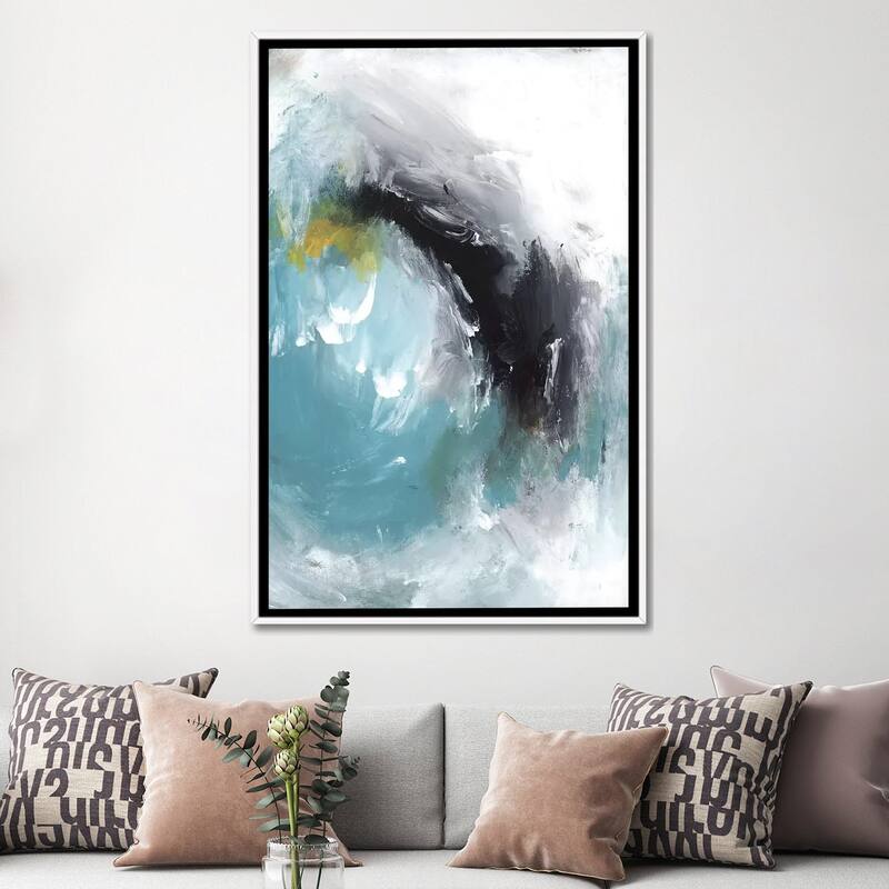 "Aquamarine I" by PI Studio Framed
