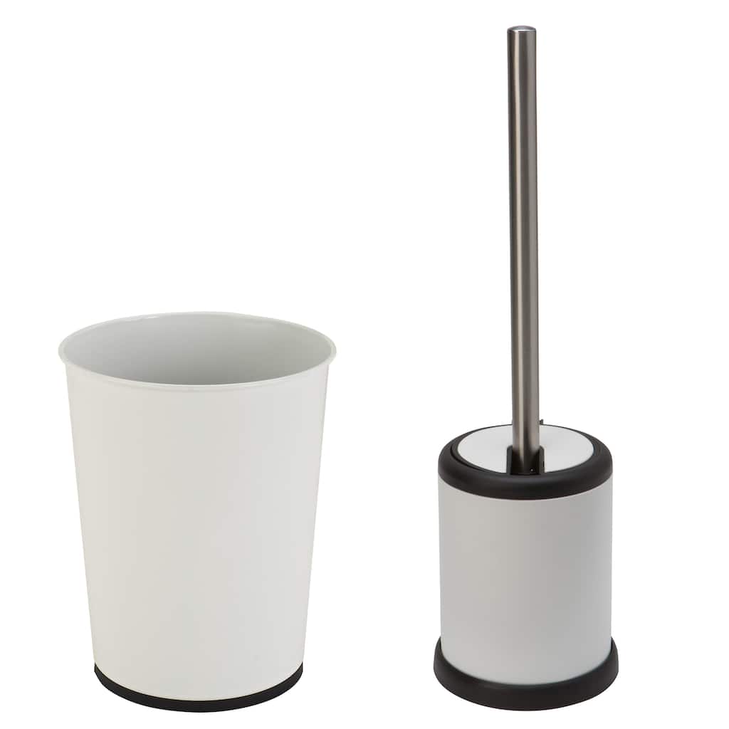 Bath Bliss White Bathroom Accessory Set
