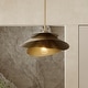 preview thumbnail 1 of 1, Hunter Hiro 1 Light Pendant - Kitchen, Dining Room, Entry - Contemporary, Modern - Statement Lighting! Large - Alturas Gold