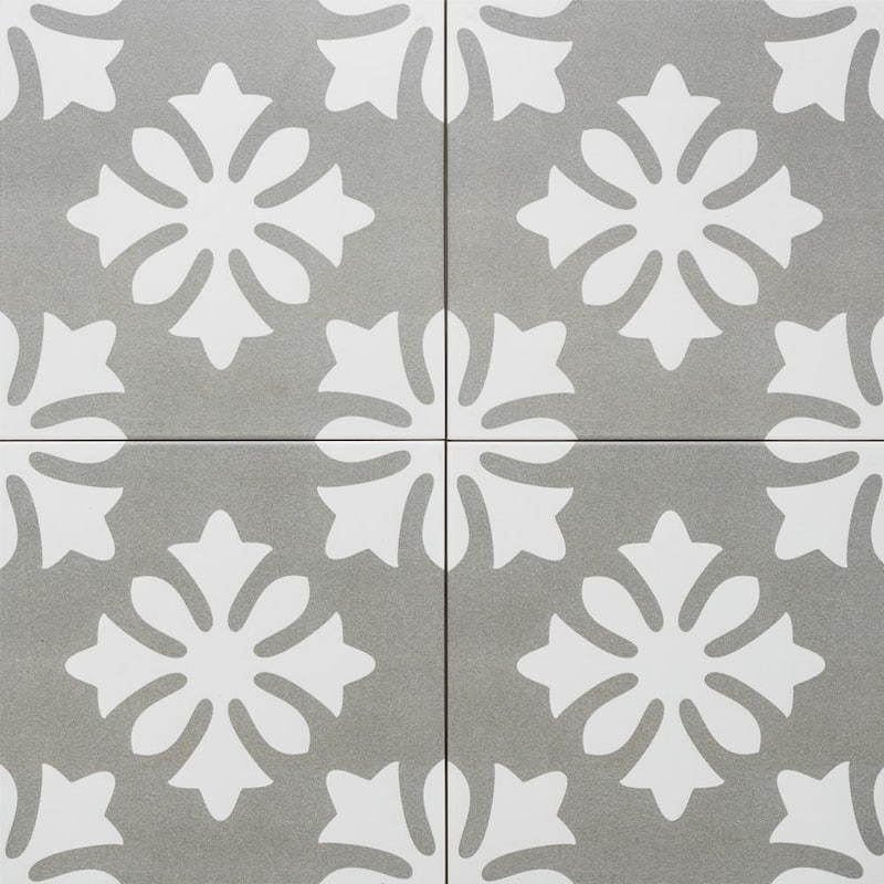 Venice 10x10 Matte Porcelain Encaustic Tile - Floor, Wall & Backsplash