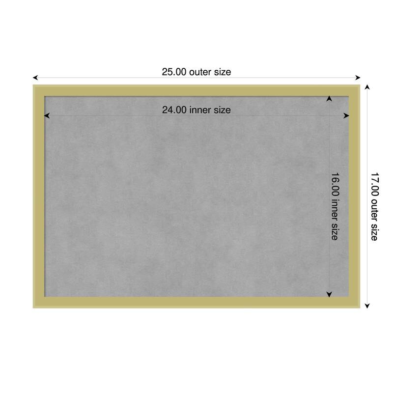 Amanti Art Incline Black Framed - 25 x 17 in - Incline Light Gold