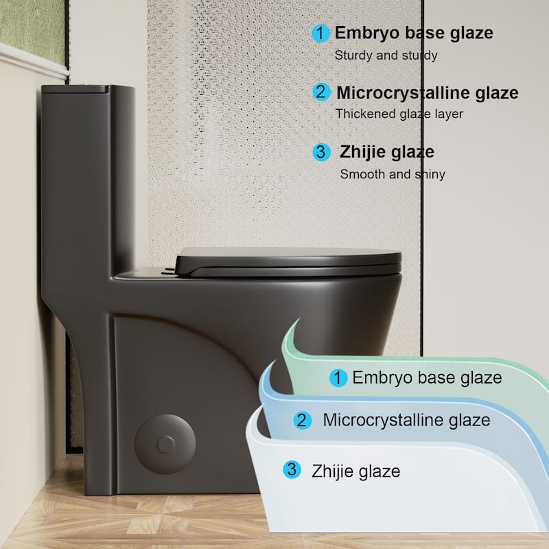 One Piece Elongated Toilet Tornado Flush. ADA Comfort Height 16.25 Inch. Dual Flush 1.1 1.6 GPF. MAP 1000g