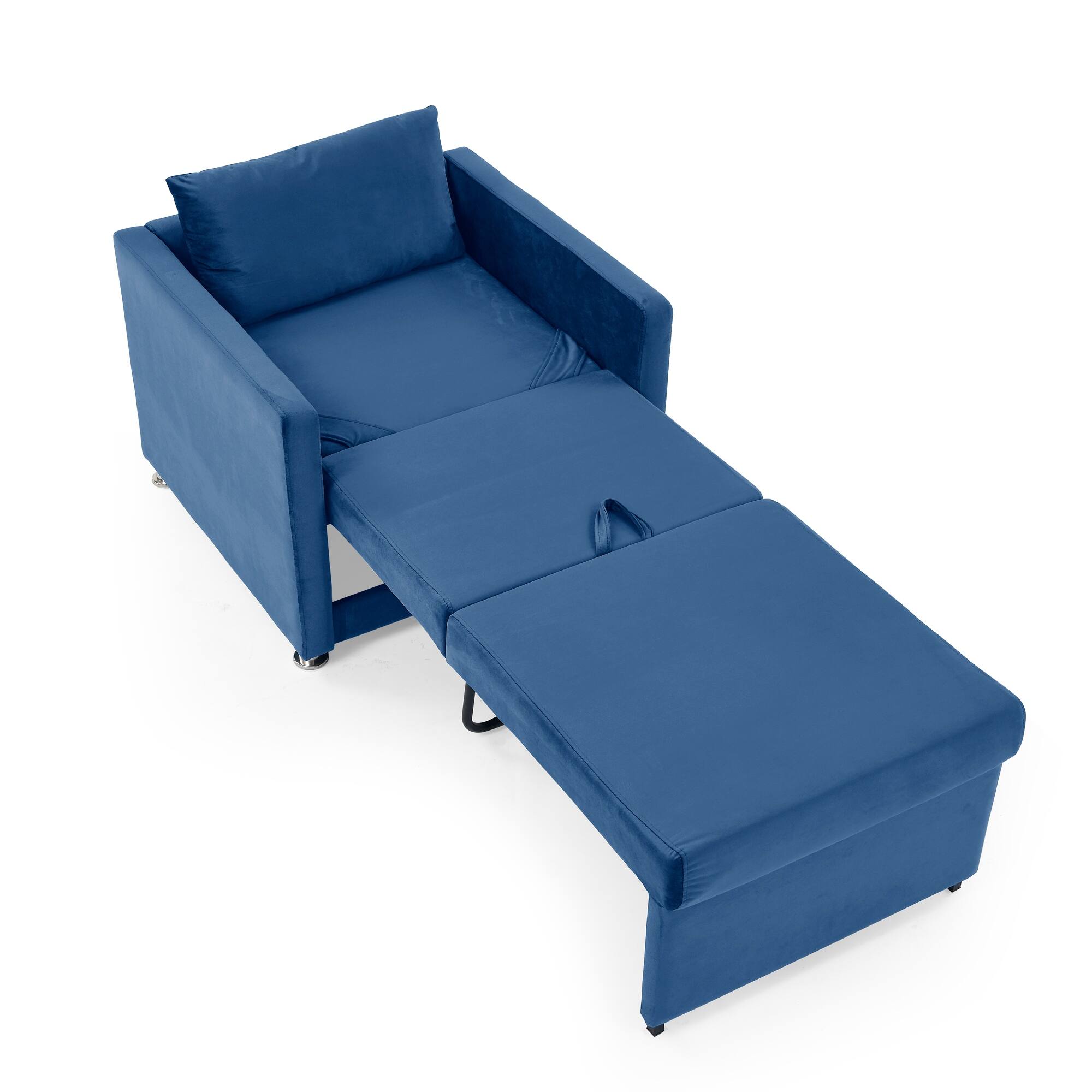 Velvet Chair Bed, Convertible Lounger Sleeper Chair Bed Bath & Beyond
