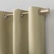 preview thumbnail 67 of 105, Sun Zero Cyrus Thermal Total Blackout Grommet Curtain Panel, Single Panel