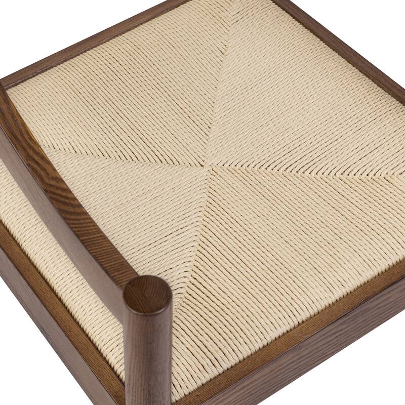 Poly & Bark Torge Wood Dining Chair in Walnut