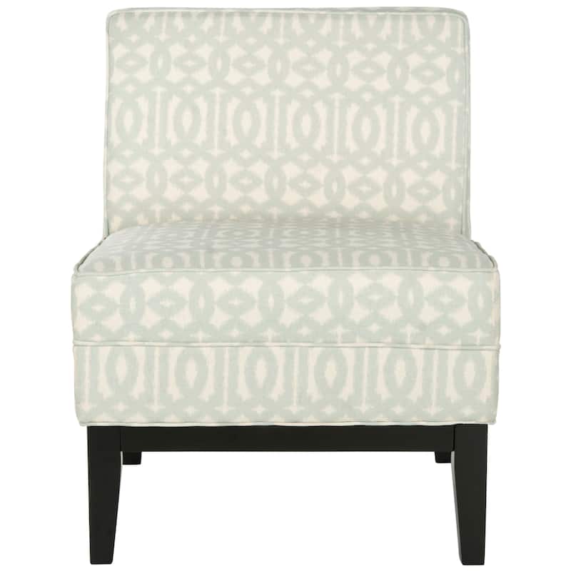 SAFAVIEH Armond Silver/Cream Chair - 25" W x 32" D x 33" H