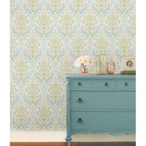 Shop Brewster Nouveau Damask Peel And Stick Wallpaper Nouveau