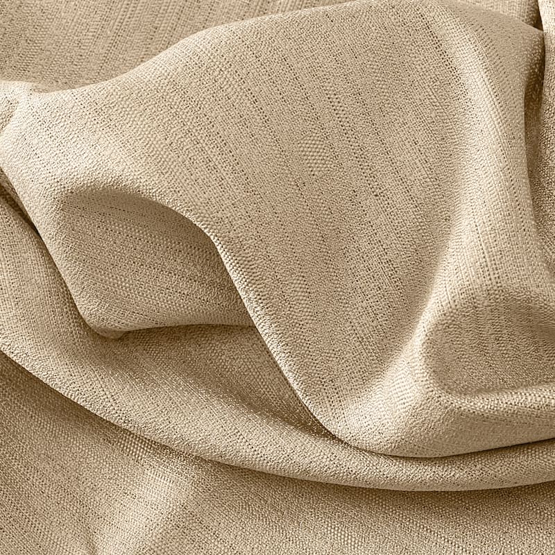Porch & Den Peete Grasscloth Grommet Curtain Panel