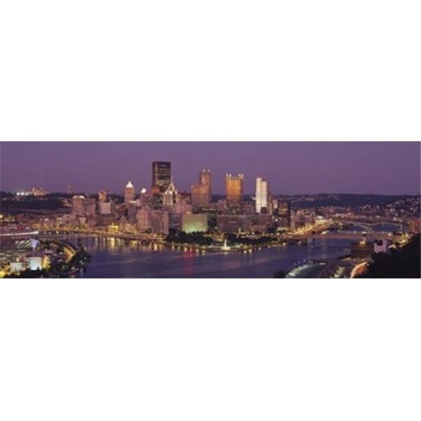 Shop Pittsburgh Pennsylvania Usa Poster Print By 36 X 12 Free Shipping Today Overstock 24844640