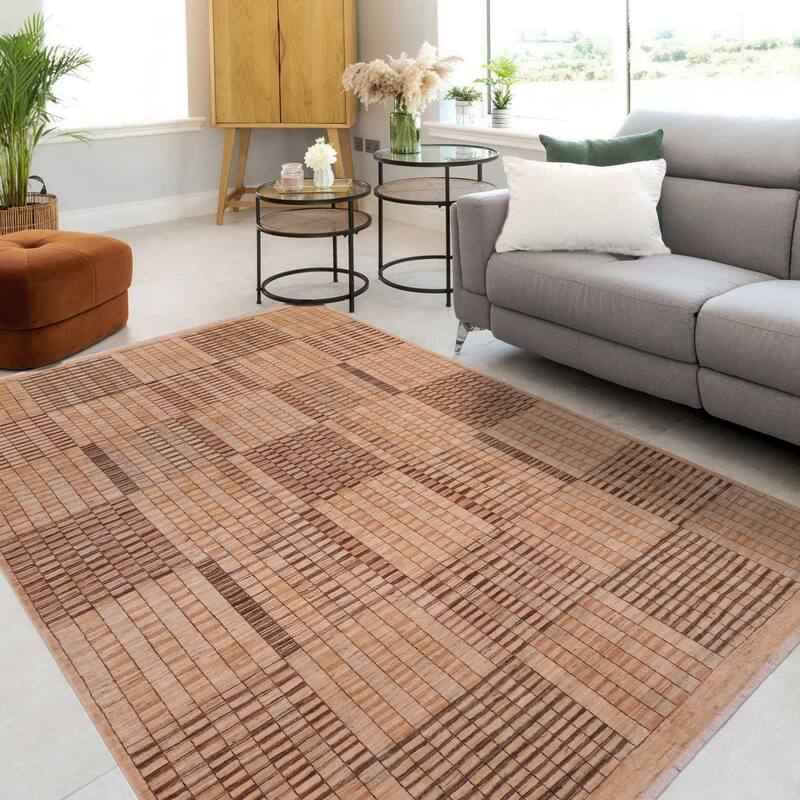 Chic Terrain Gabbeh Hand Knotted Wool Area Rug