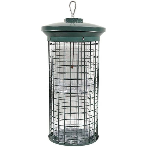 Shop Sunnydaze Green Triple Tube Bird Feeder Free Shipping On