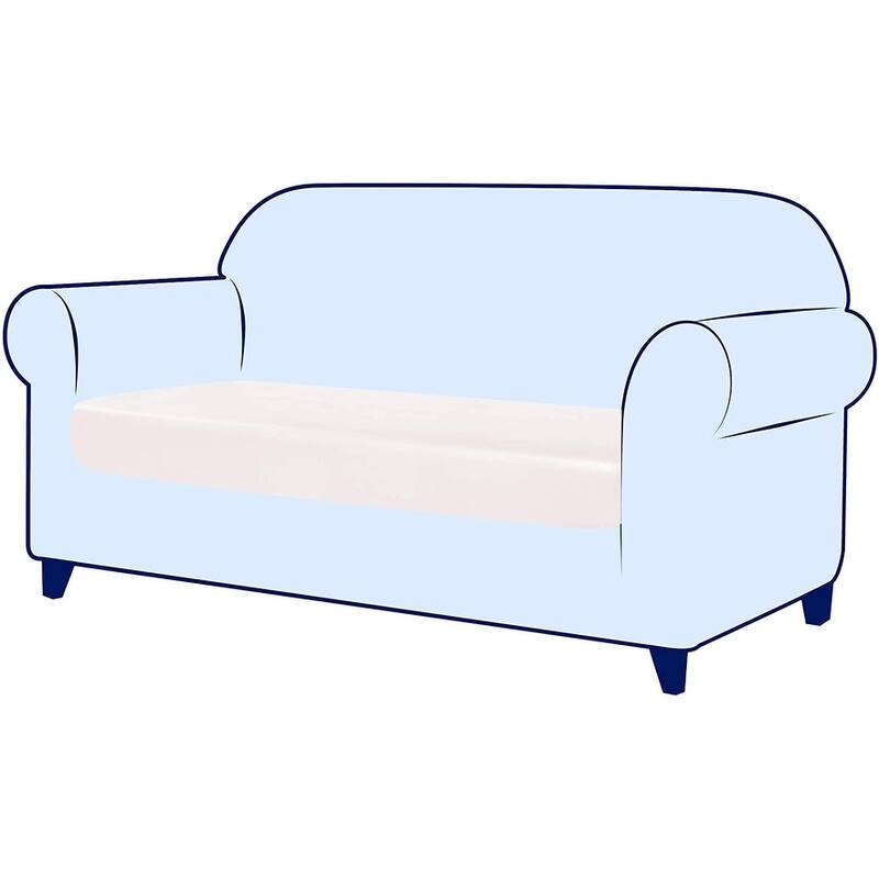 Subrtex 1-Piece PU Leather Chair Loveseat Sofa XL-Sofa Cushion Covers