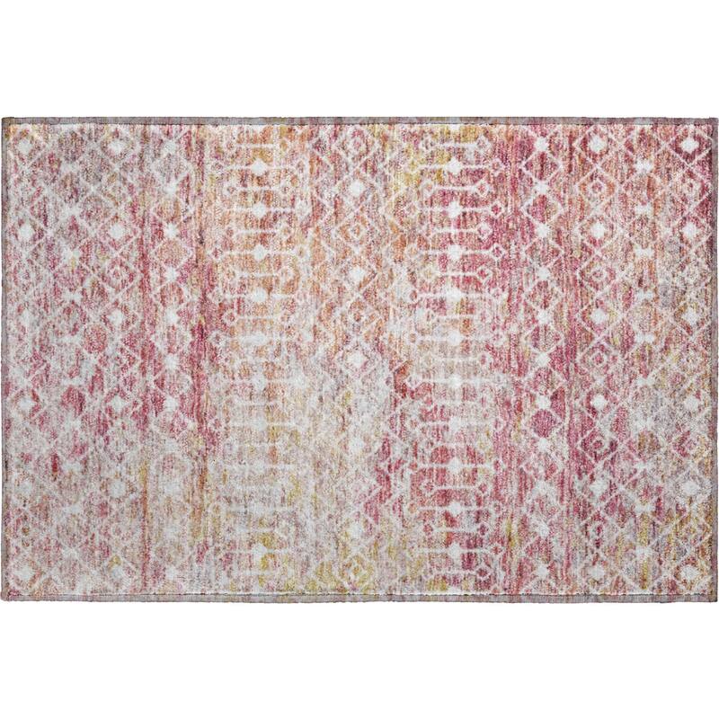 Premium Washable Super Soft Boho Trellis Mayfield Rug