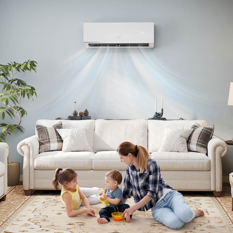 Costway 12000 BTU Mini Split Air Conditioner & Heater with 1 Ton Heat - See Details
