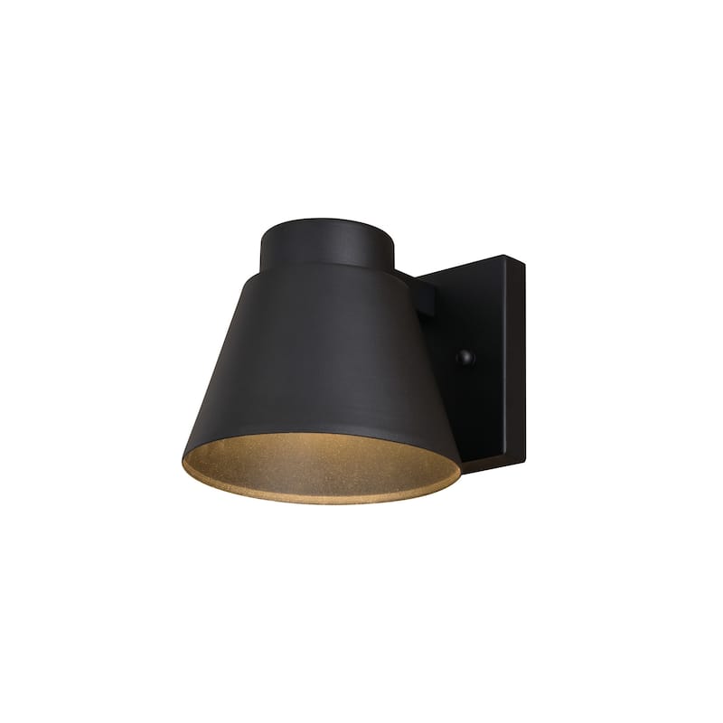 Vaxcel Lighting T0769 Evans 6" Tall LED Outdoor Wall Sconce - Textured Black