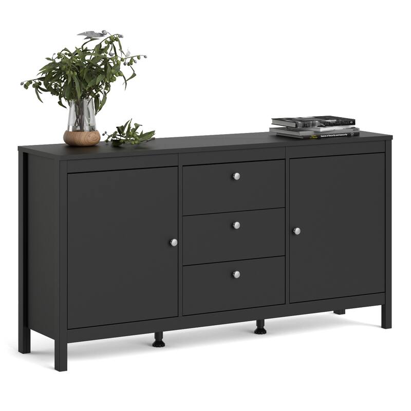 Porch & Den Madrid 2-Door Sideboard with 3-Drawers