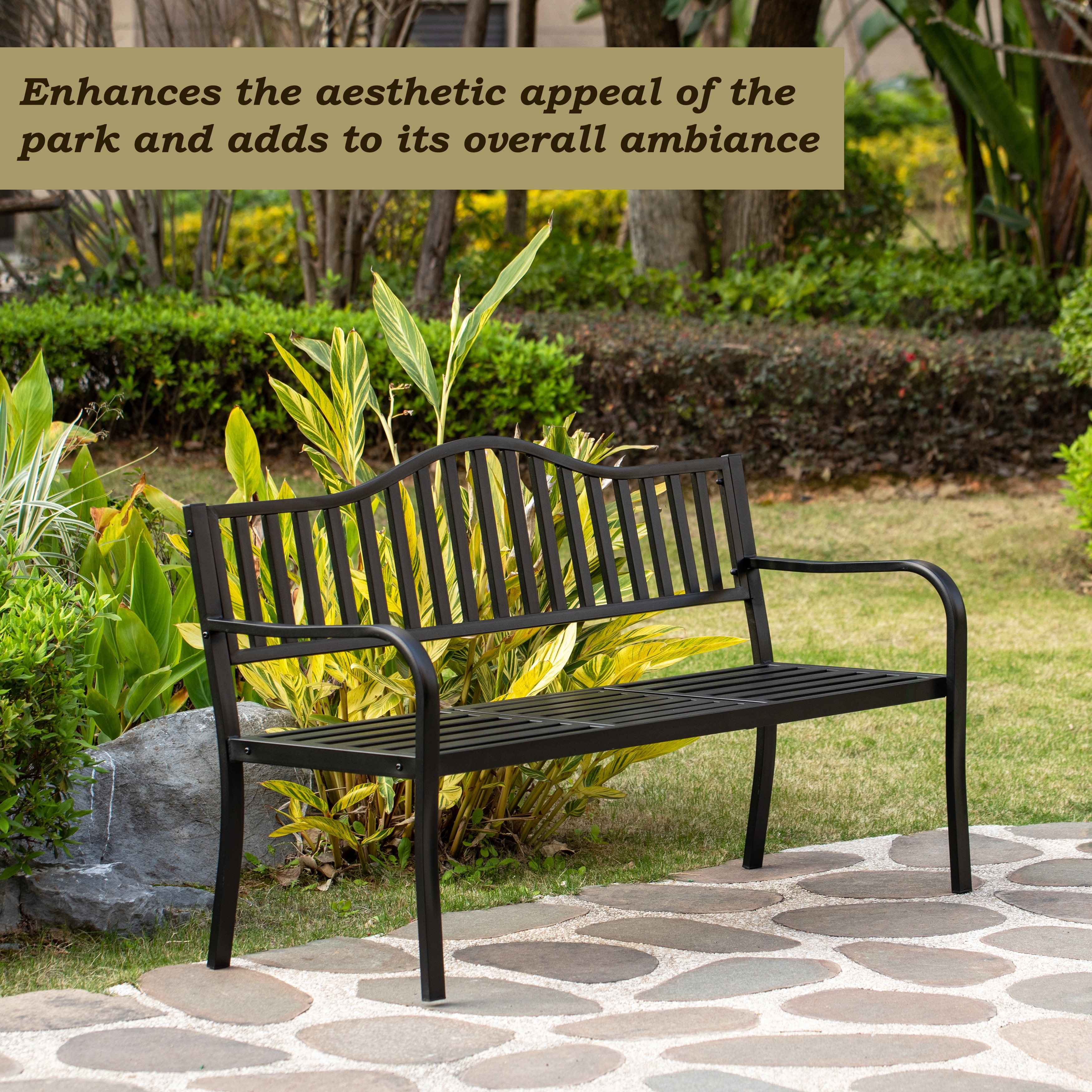 Outdoor bench with pop up table clearance