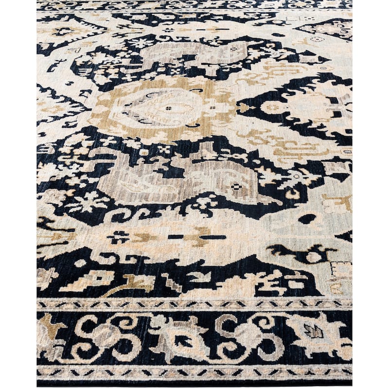 Serapi One-of-a-Kind Hand-Knotted Area Rug - Black - 7' 11" x 9' 9"
