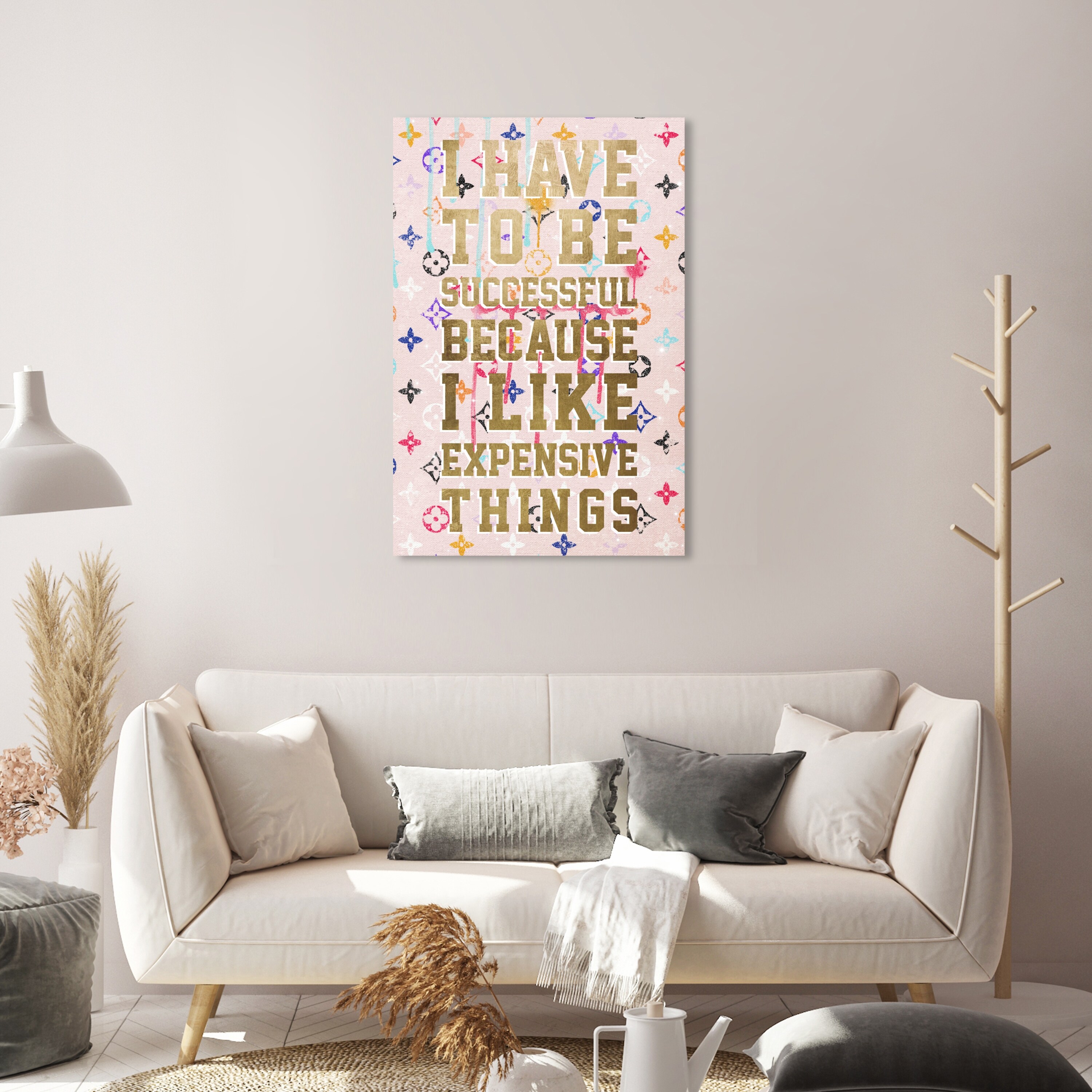 Oliver Gal Everything But My Bag Canvas Wall Art - #23H50