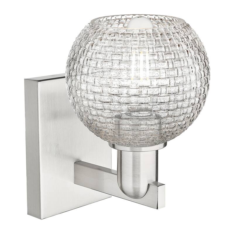 Innovations Lighting Endless Possibilities Arcadia - Athens - 1 Light 6" Basketweave Sconce