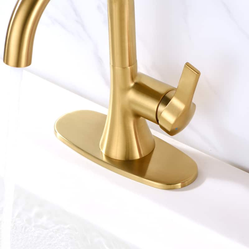 Luxier 6 in Bathroom Sink Faucet Hole Cover Deck Plate Escutcheon