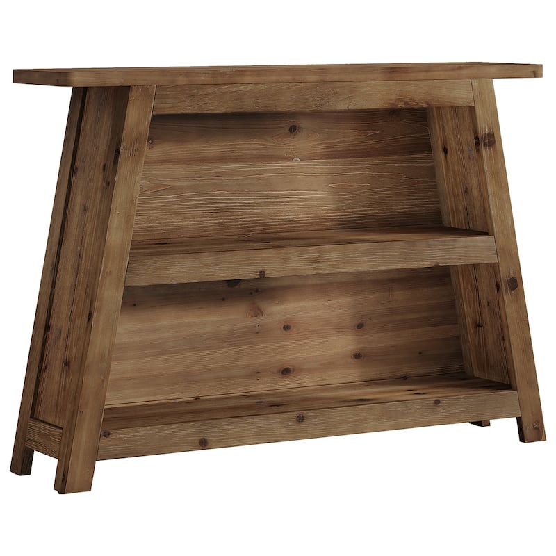 Rustic Solid Wood Console Table, Entryway Table with Storage Shelves, Sofa Table for Hallway, Living Room, Foyer, Entrance