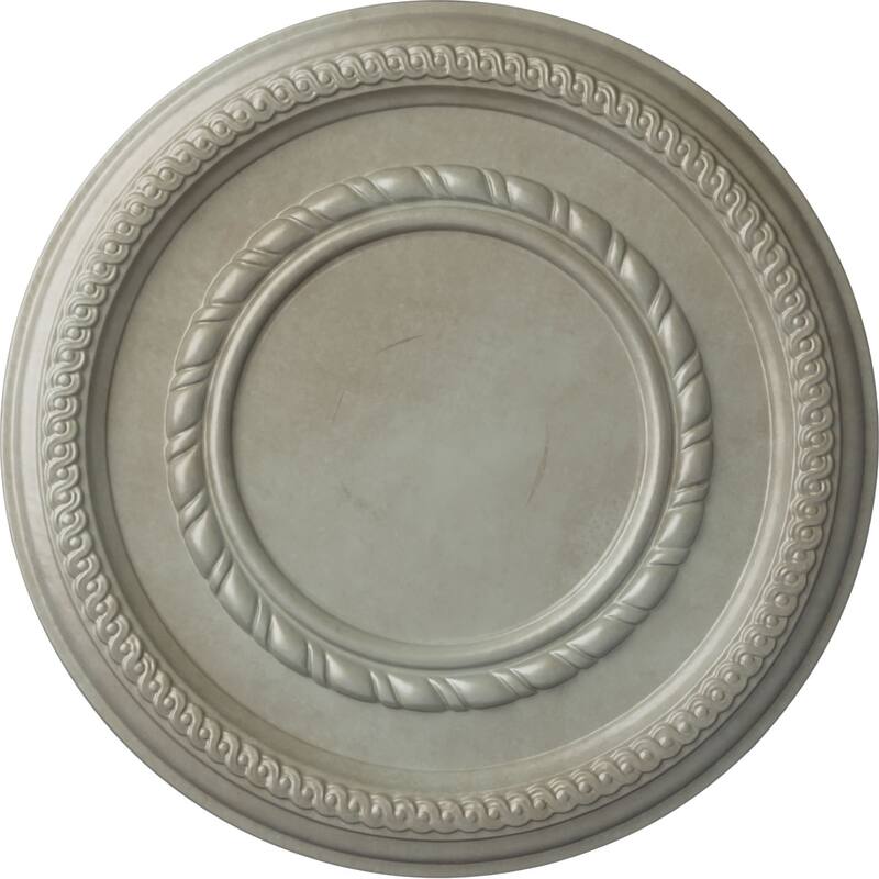 12 5/8"OD x 1 1/8"P Federal Roped Small Ceiling Medallion