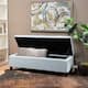 Mission Tufted Fabric Storage Ottoman Bench by Christopher Knight Home - 50.50"L x 18.75"W x 16.00"H