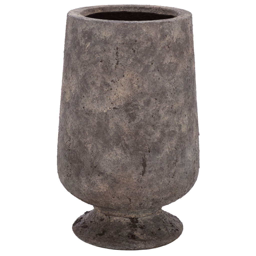 SAFAVIEH Outdoor Patio Furniture Stark Planter Pot with Drainage - 12"W x 12"D x 19"H