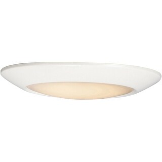 Maxim 87611WT Diverse 8" Wide LED Flush Mount Bowl Ceiling Fixture