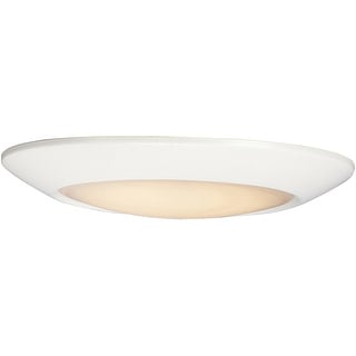 Maxim 87644WT Diverse 8" Wide LED Flush Mount Bowl Ceiling Fixture