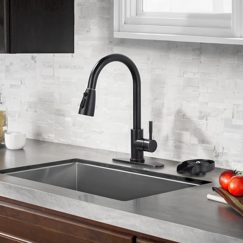 WOWOW Stainless Steel Glass Rinser for Kitchen Sink