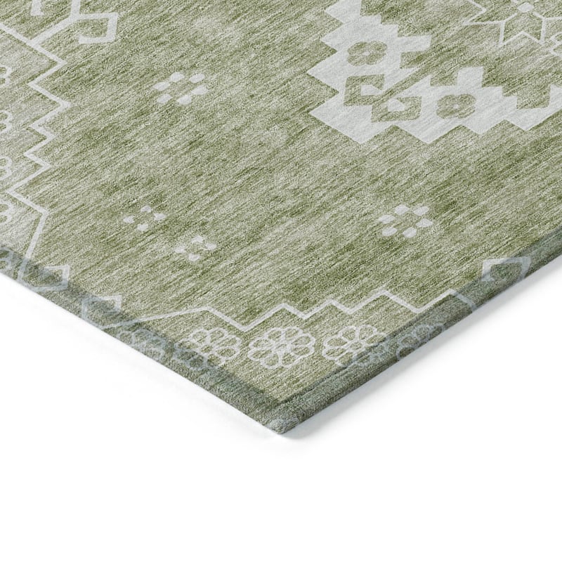 Machine Washable Indoor/ Outdoor Chantille Traditional Boho Rug