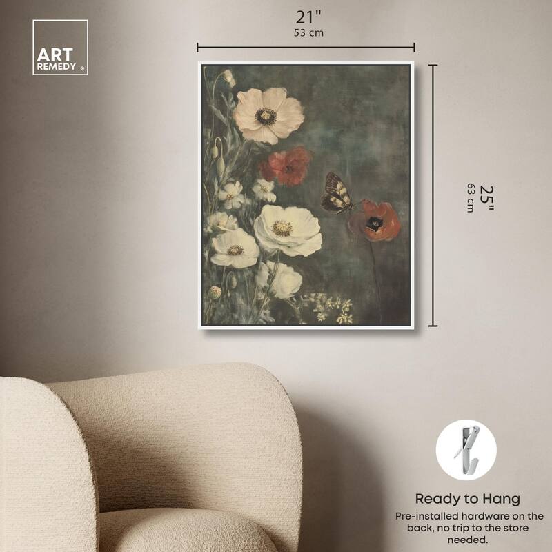 Vintage Botanicals I Canvas by Art Remedy