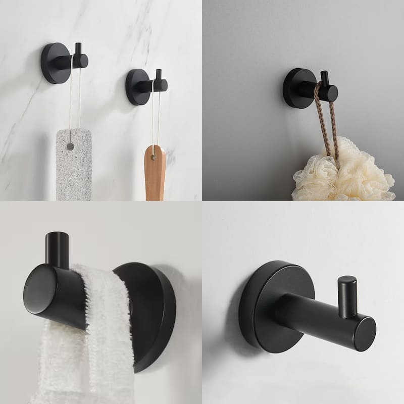 Bath 2 Pack Knob-Hook Towel Hook Robe Hook