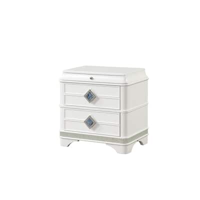 Modern Style 2-Drawer Night stand Made with Wood