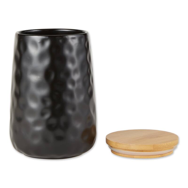 Matte Dimple Texture Ceramic Canister (Set of 2) - 3.25 Cup/5.75 Cup