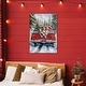 preview thumbnail 11 of 12, Stupell Christmas Truck Pups Trio Canvas Wall Art Design By Petal Prints Design