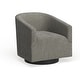 preview thumbnail 26 of 30, Copper Grove Pregrada Wood-base Swivel Chair Charcoal
