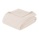 preview thumbnail 34 of 49, Superior Jena Cotton Textured Chevron Lightweight Woven Blanket Throw - Ivory