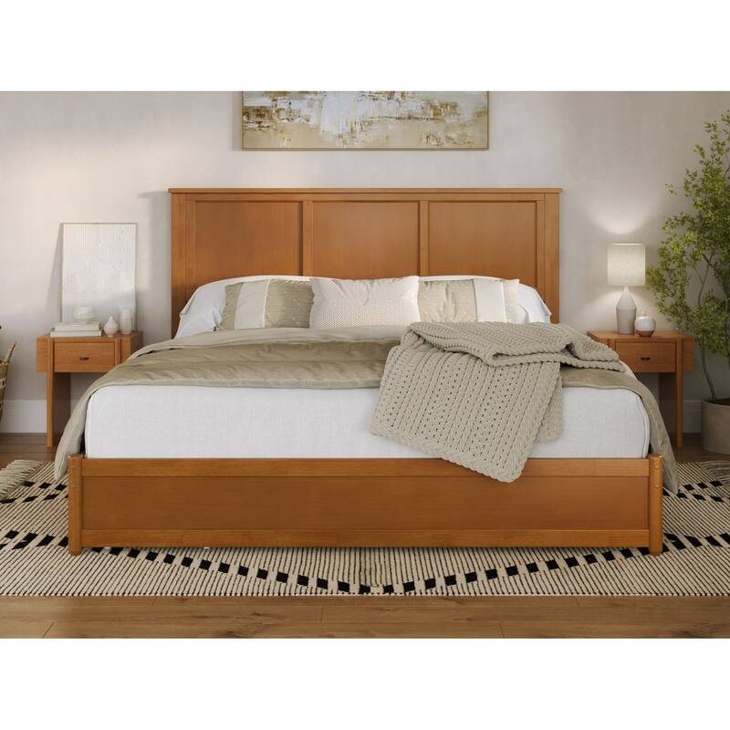 Felicity Platform Bed with Panel Footboard and Storage Drawers