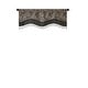 preview thumbnail 21 of 35, Madison Park Aubrey Jacquard Window Rod Pocket Valance with Beads - 50 x 18"